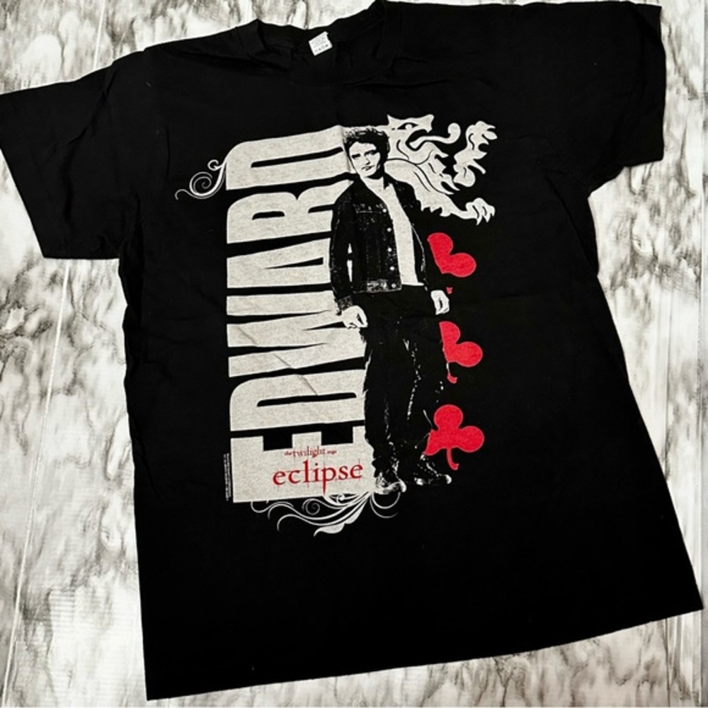 Twilight Team Edward Eclipse Graphic T Shirt Women’s Size Small 2010 Vampires